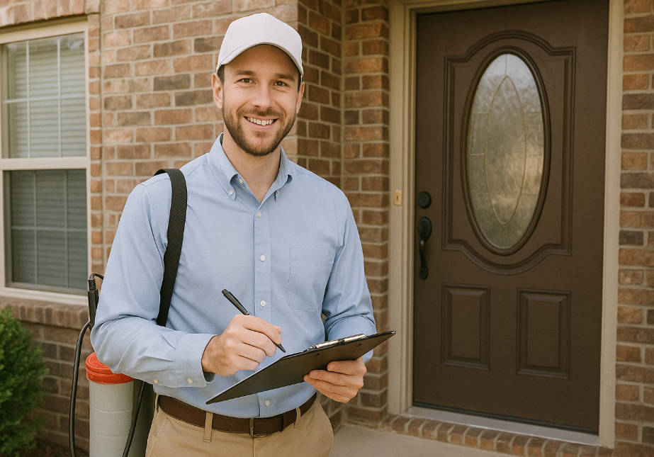 Pest Control Technician providing service in Springfield, MA